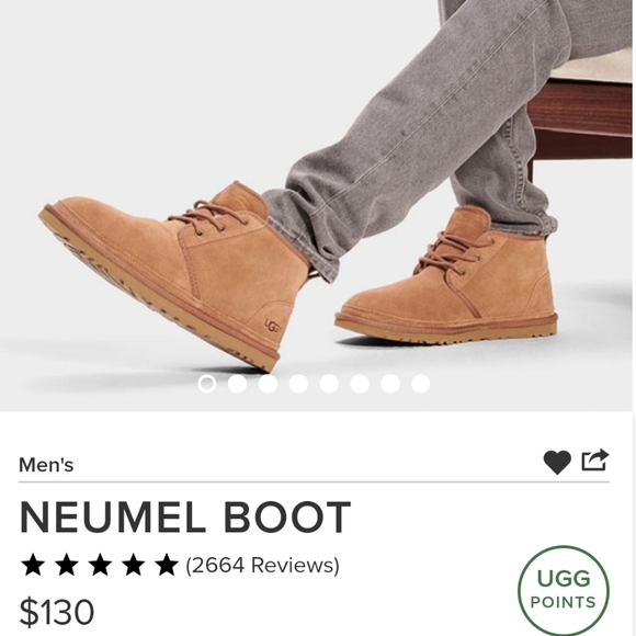 Mens sz.10 Ugg Neumel Boots - Picture 1 of 8